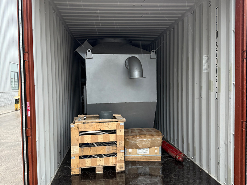 发货（马来西亚）1.68×9.2米烘干机第三车