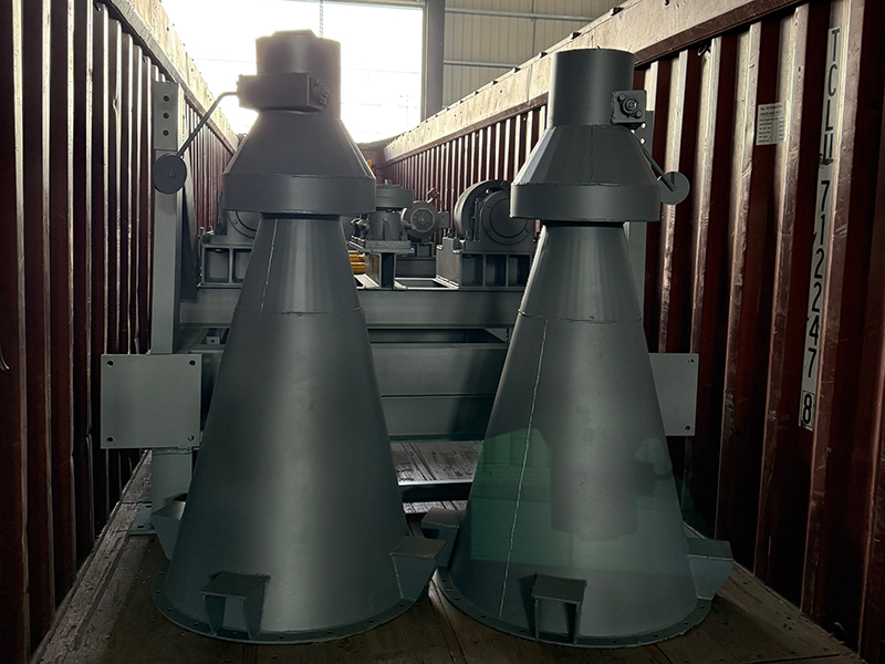 发货（马来西亚）1.68×9.2米烘干机-旋风筒